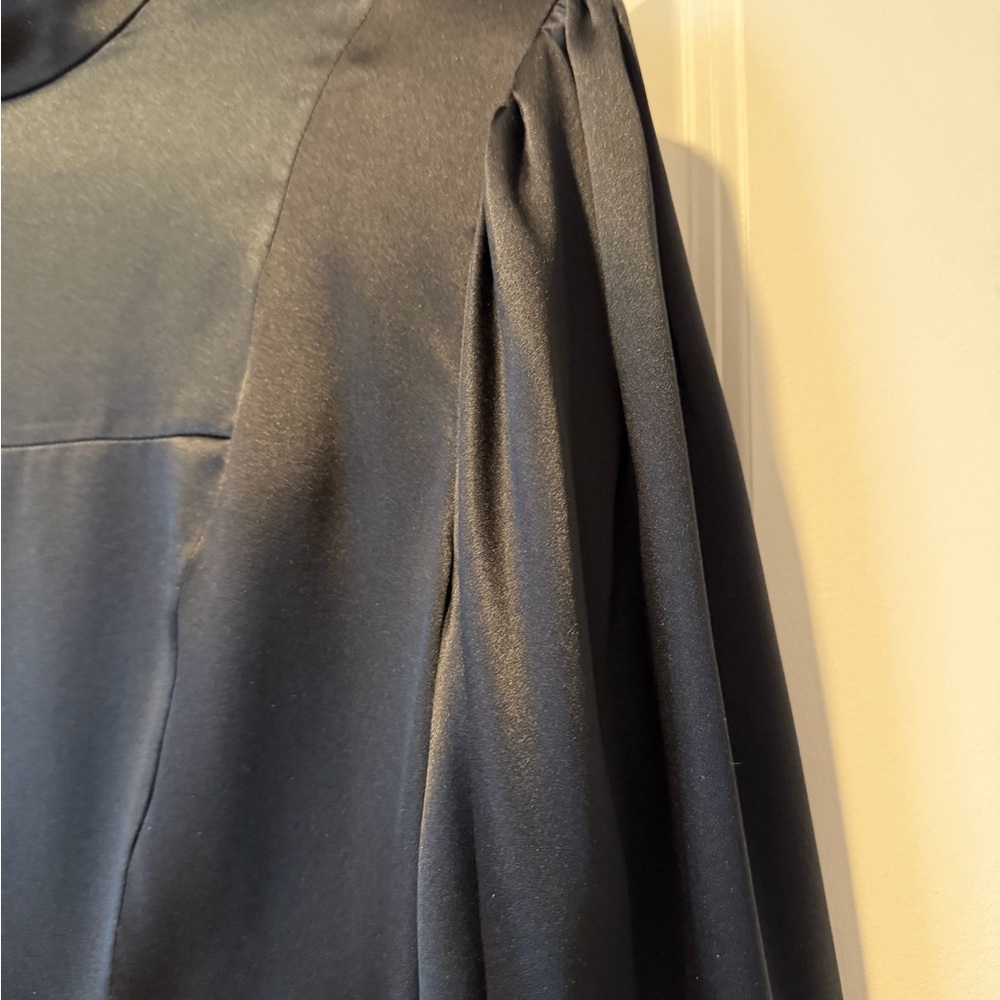 Simone Rocha Black Satin Dress - Picture 7 of 7